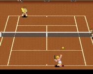 une photo d'Ã©cran de Super Tennis sur Nintendo Super Nes